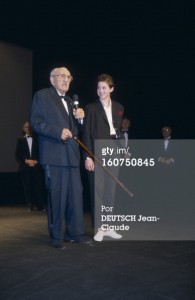 Le doyen Charles VANEL, 94 ans, et la benjamine, Charlotte GAINSBOURG 14 ans, ouvrent le 39ème Festival de (Photo by Jean-Claude Deutsch/Paris Match via Getty Images)