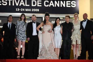 L'équipe du film de "Antichrist" à la première du film au 62ème festival de Cannes le 24 mai 2009. Photo de Bauer Griffin