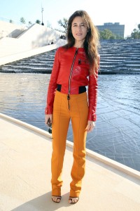 Charlotte Gainsbourg Louis Vuitton : Front Row - Paris Fashion Week Womenswear Spring/Summer 2015